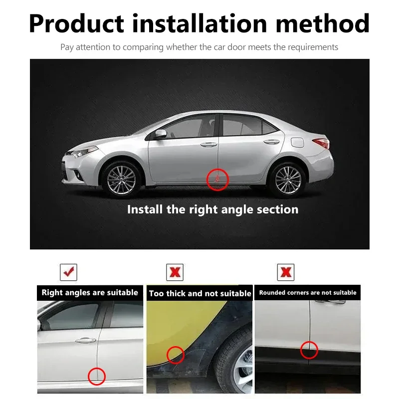 Car Door Corner Protector Silicone Anti Collision Guard for Leapmotor C10 C16 T03 S01 C11 C01 Auto Accessories