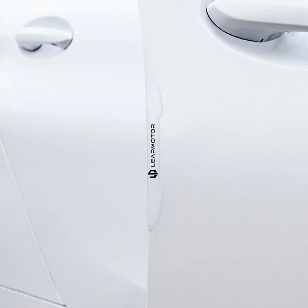 For Leapmotor C10 C11 C01 T03 C16 B10 Transparent Car Door Anti‑Collision Strip Anti‑Knock Door Edge Protector Auto Exterior Mod