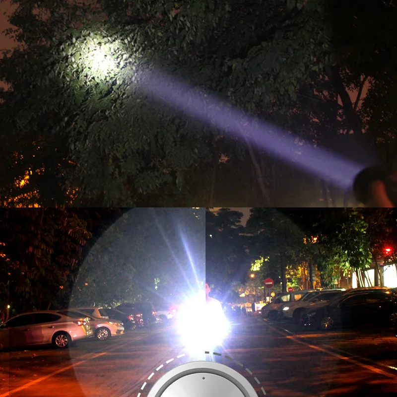 Rechargeable HeadLamp Strong Light Long Range LED Night Fishing Family Mountaineering Headlamp With Flashlight Small Mining Lamp