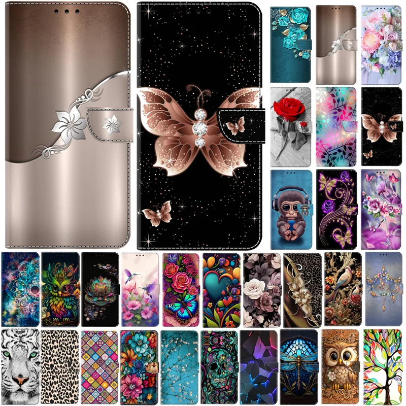 Redmi15/15C Case for Xiaomi Redmi 15 15C 15 C 4G 5G European Fundas Painted Wallet Flip Stand Leather Case Phone Case Book Cover