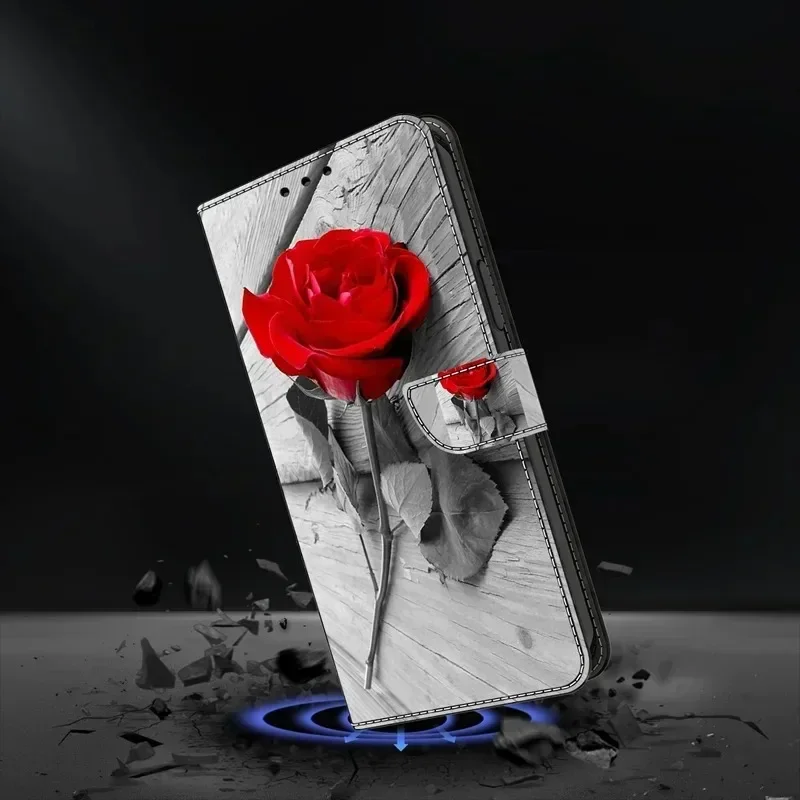 Redmi15/15C Case for Xiaomi Redmi 15 15C 15 C 4G 5G European Fundas Painted Wallet Flip Stand Leather Case Phone Case Book Cover