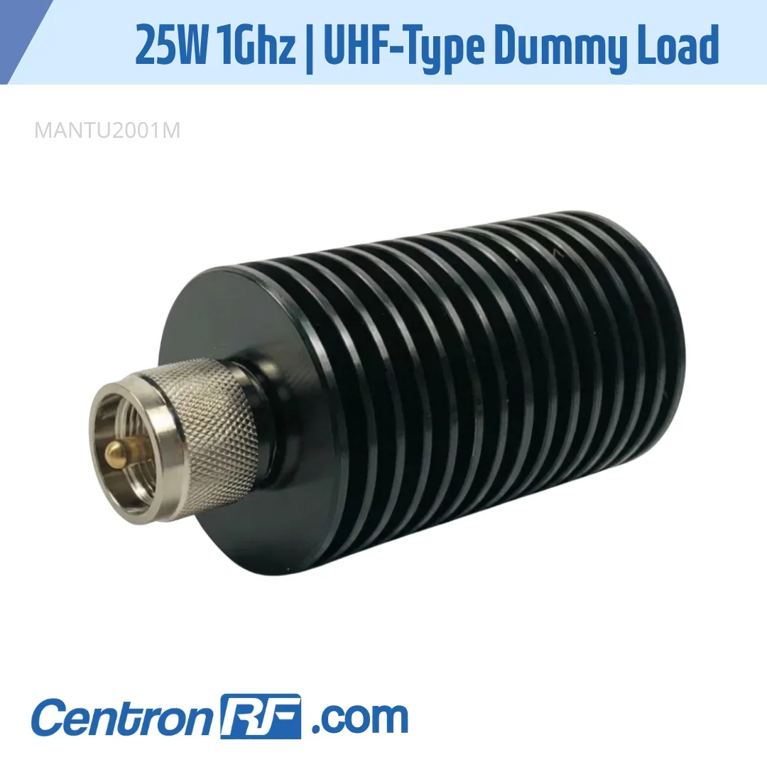 RF POWER 5W/10W/25W/50W/100W UHF Type PL259 Male Connector 50 ohm DC-1GHz Dummy Load Plug