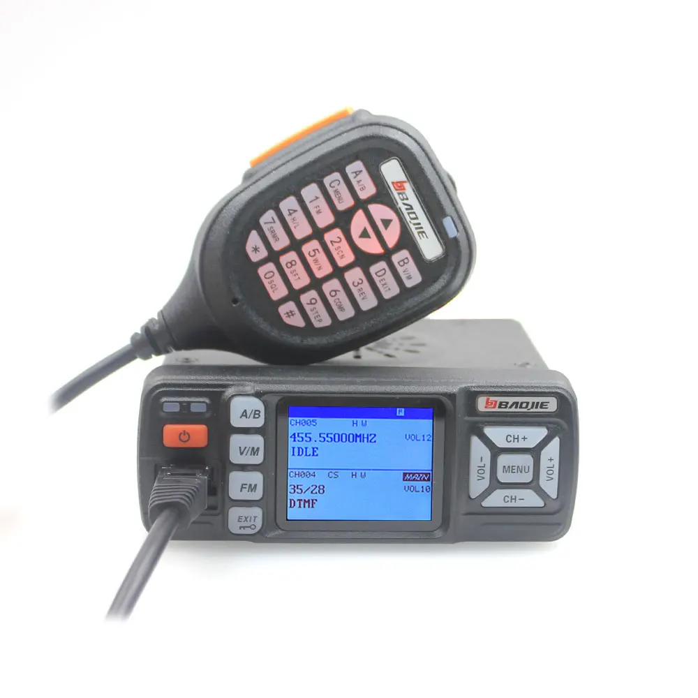 BAOJIE BJ-318 25W Car Walkie Talkie Dual Band 136-174&400-490MHz FM Radio With Encryption Function Upgrade Version of BJ-218