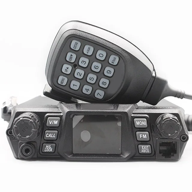 New KT-980plus Mini Mobile Car Walkie-talkie VHF UHF Radio Dual Frequency 200 Channels FM 25W 30KM Communication Distance