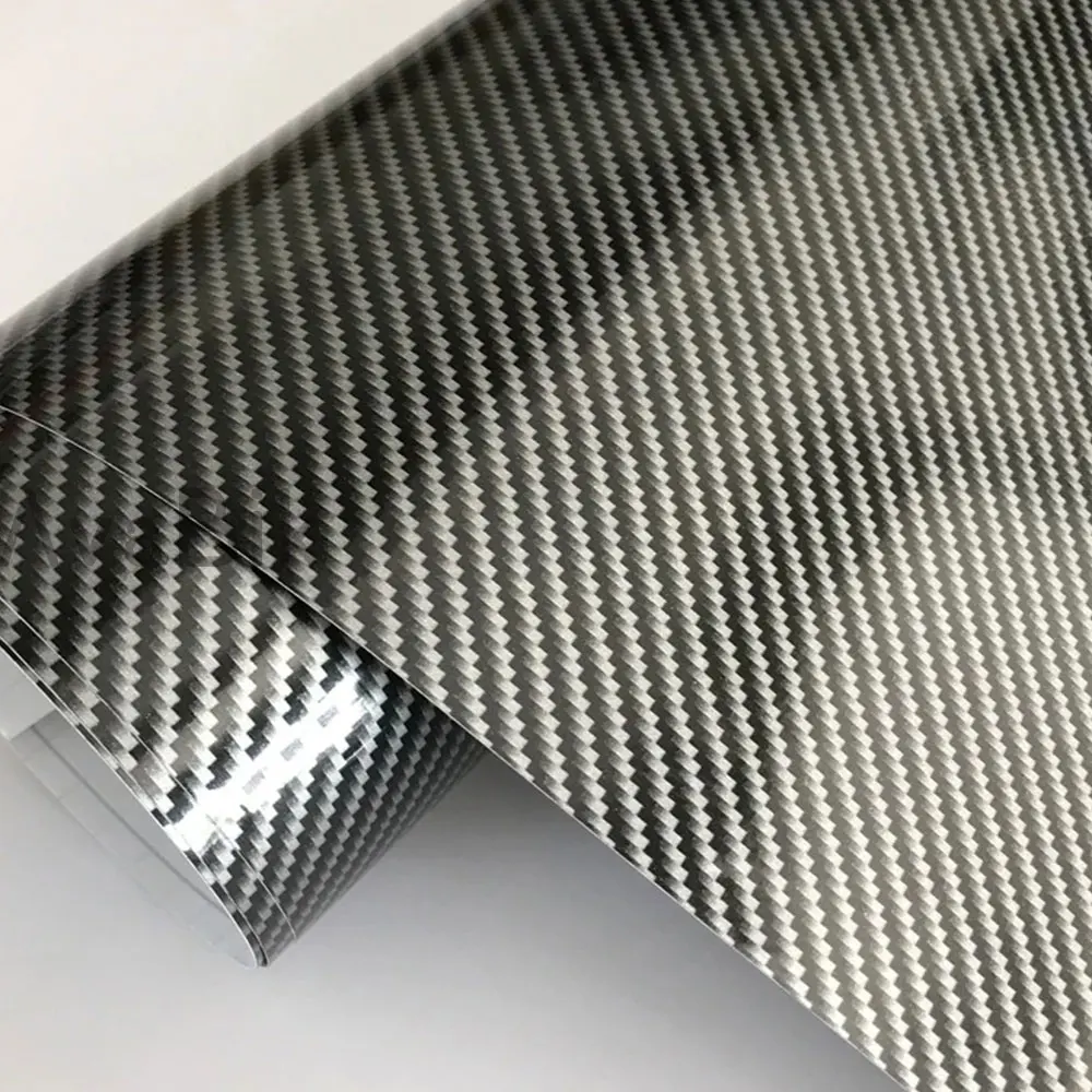 2D 5D 6D carbon fiber Gold Silver automot Sticker Car Decals for Vehicle Wraping Vinyl  Car Film Cover Auto tuning car universal
