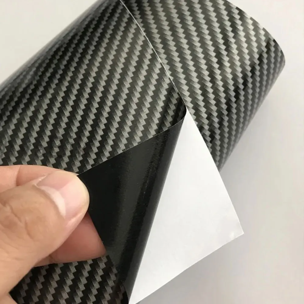 2D 5D 6D carbon fiber Gold Silver automot Sticker Car Decals for Vehicle Wraping Vinyl  Car Film Cover Auto tuning car universal