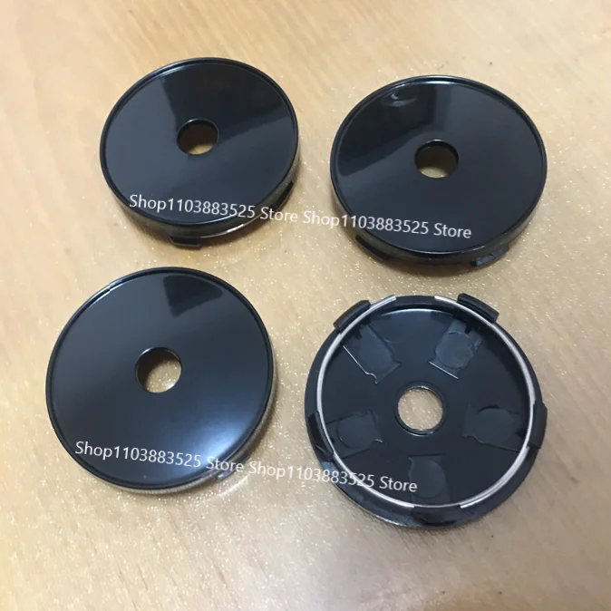 4pcs no logo sticker Car Wheel Center Hub Caps Outer diameter 60mm, inner diameter 58mm Universal alternative style hubcaps