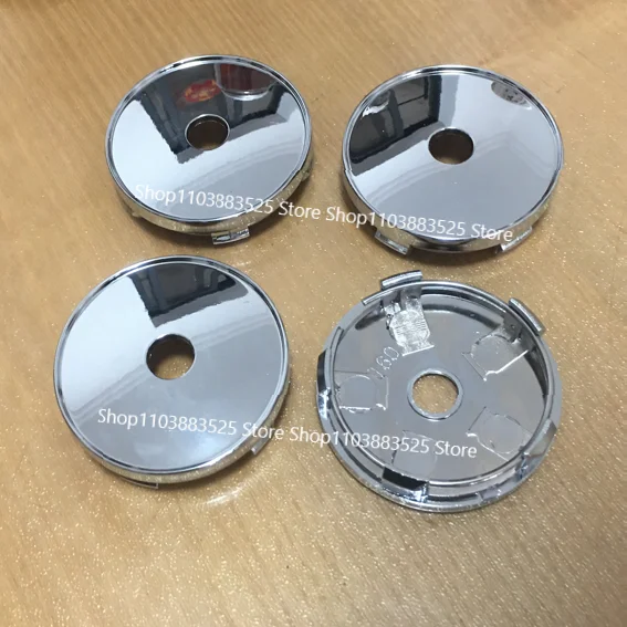 4pcs no logo sticker Car Wheel Center Hub Caps Outer diameter 60mm, inner diameter 58mm Universal alternative style hubcaps
