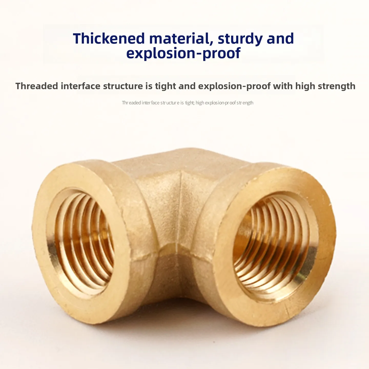 1,2,3,4 inch brass inner tube elbow, US standard NPT thread, 90-degree right-angle joint, flexible pipe fitting