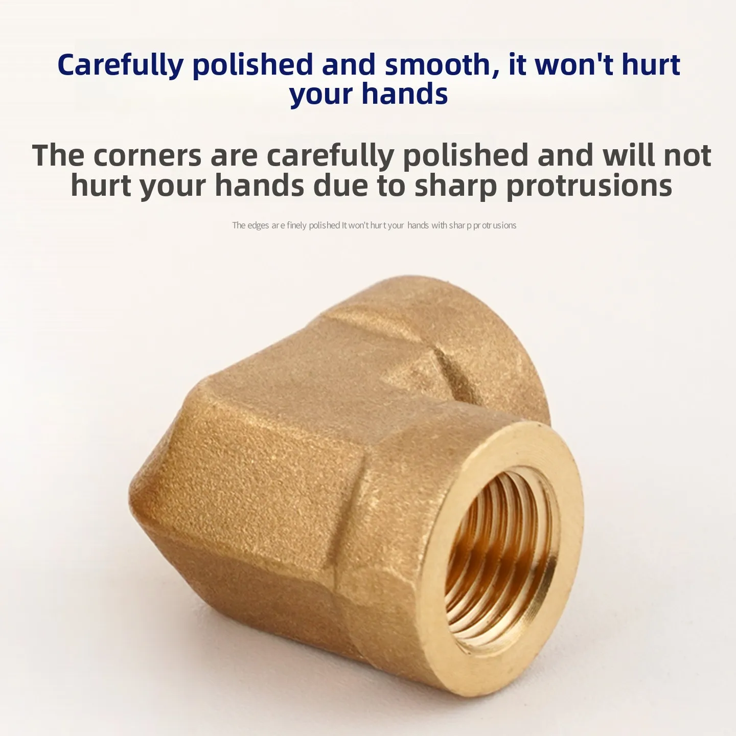1,2,3,4 inch brass inner tube elbow, US standard NPT thread, 90-degree right-angle joint, flexible pipe fitting