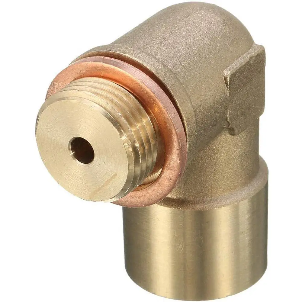 Automotive Parts M18*1.5 Connector 90-Degree Sensor Adapter Brass Elbow Joint
