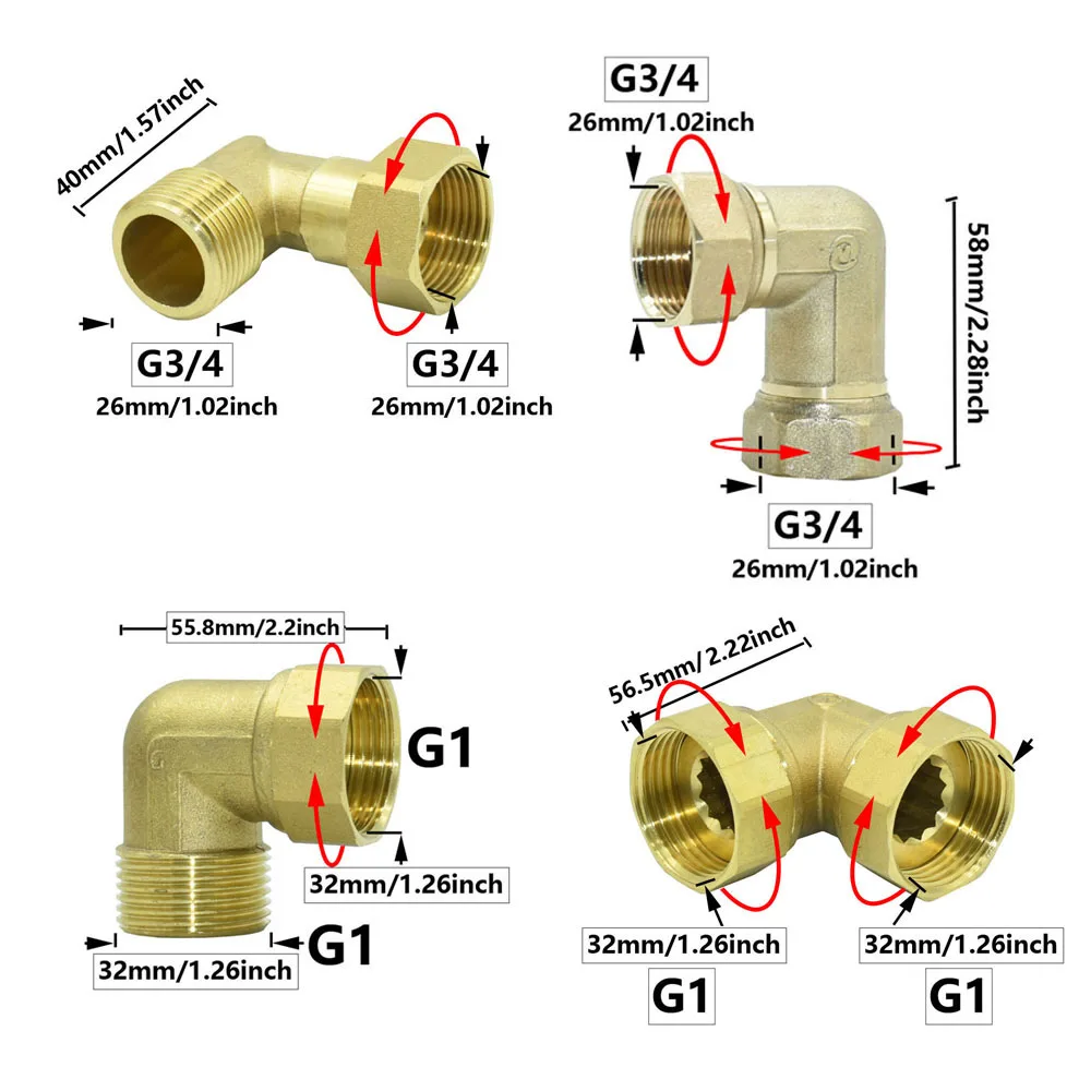 Brass 3/4