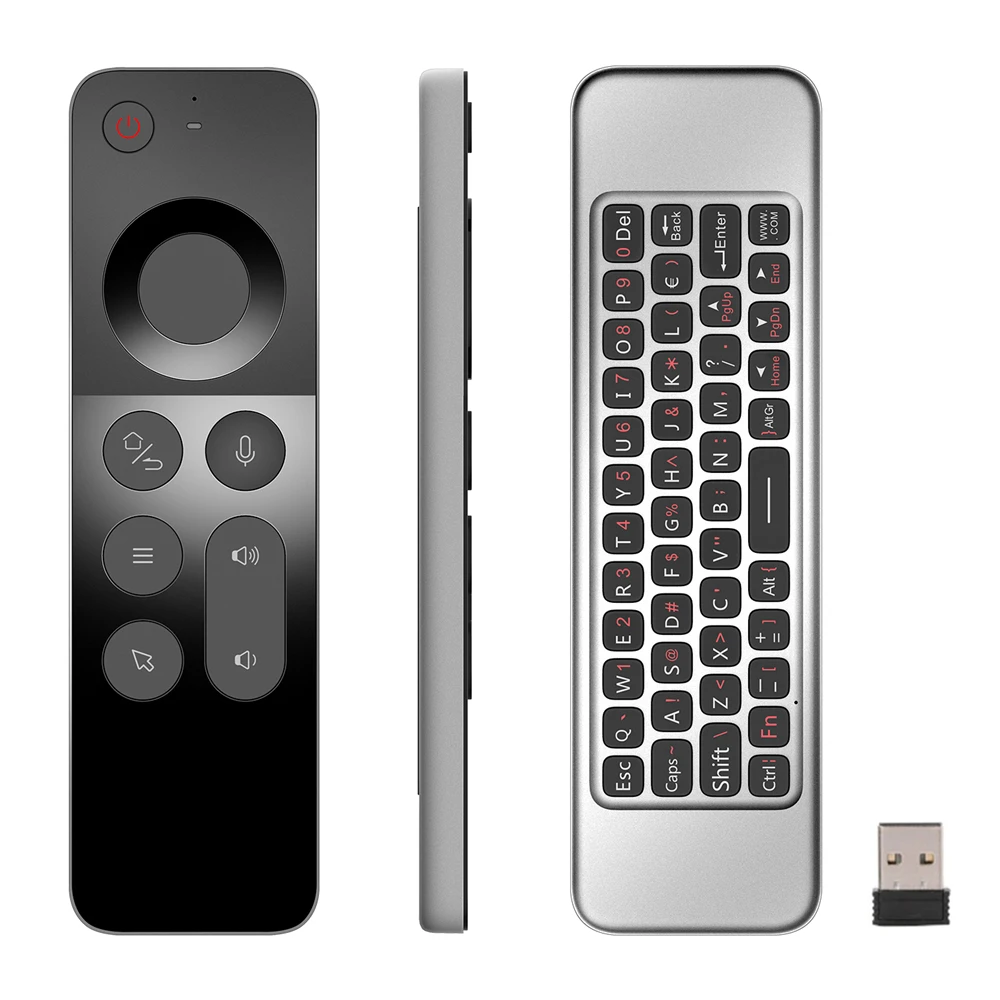 W3 2.4G Wireless Air Mouse With Voice Remote Controller Mini Keyboard For Android TV BOX / Windows / Linux Gyroscope