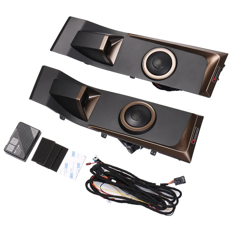 Smart lifting treble head suspension speaker for car modification Upgrade interior ambient light accessories