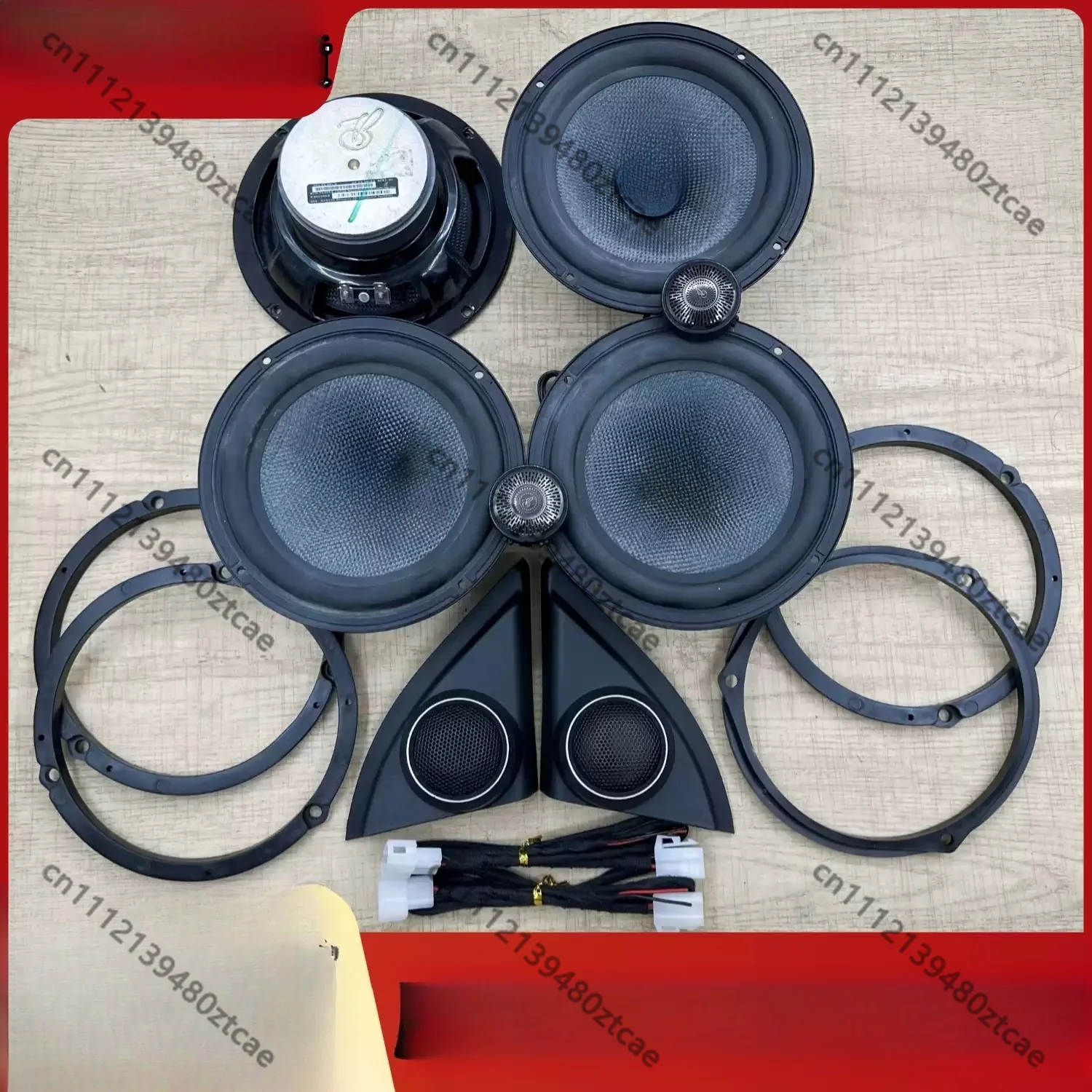 6.5 Inch Mid Bass Tweeter Speaker Kit Plug & Play Mini EV HiFi Audio Modification Sound Quality Upgrade Replacement Horn