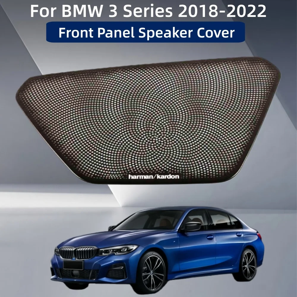 Car Upgrade Styling Front Panel Speaker Cover For BMW 3 Series 2018 2019 2020 2021 2022 Modification Decoration Accessories