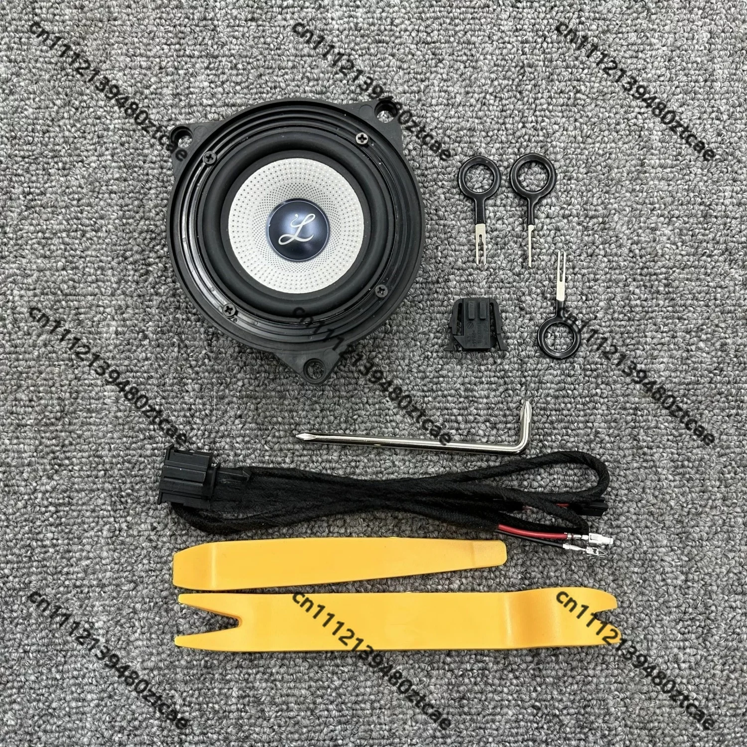 4 Inch Dashboard Center Midrange Speaker Kit Plug & Play Midsize Car HiFi Audio Modification Sound Upgrade Replacement Horn