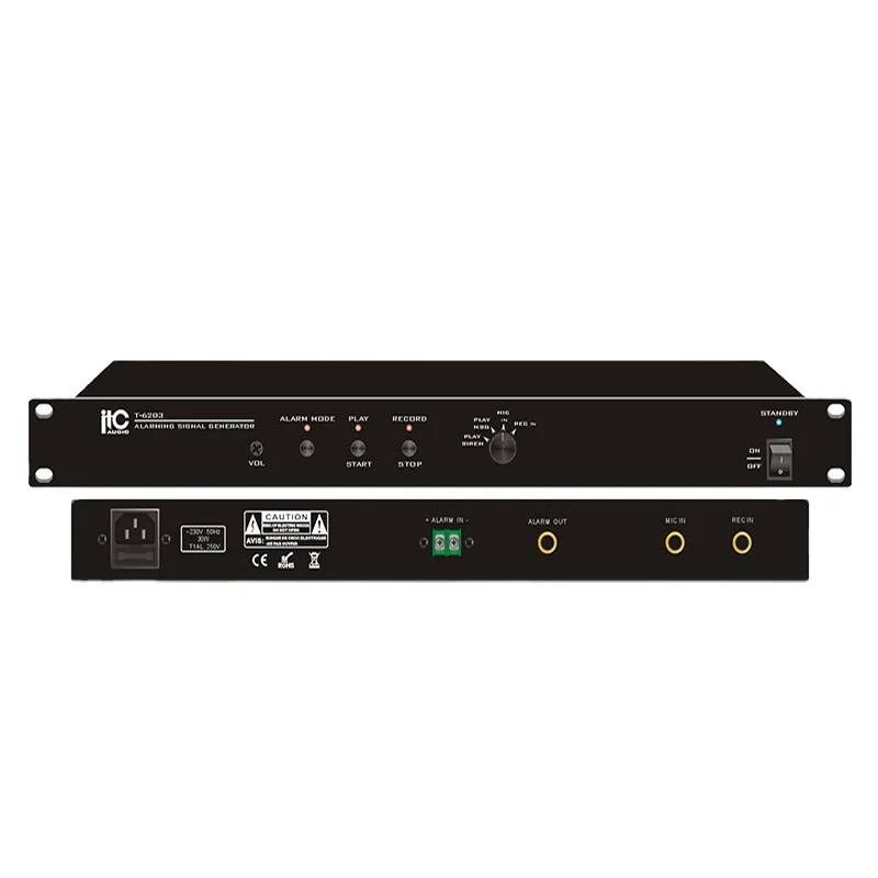 Fire Alarm Broadcast Voice Message Voice Alarm Panel