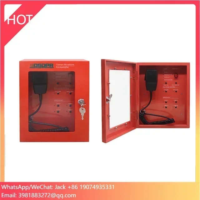 4 6 8 zones Intelligent Wall Mounted Addressable Network Voice Evacuation Fire Alarm Control Panel with Paging Microphone