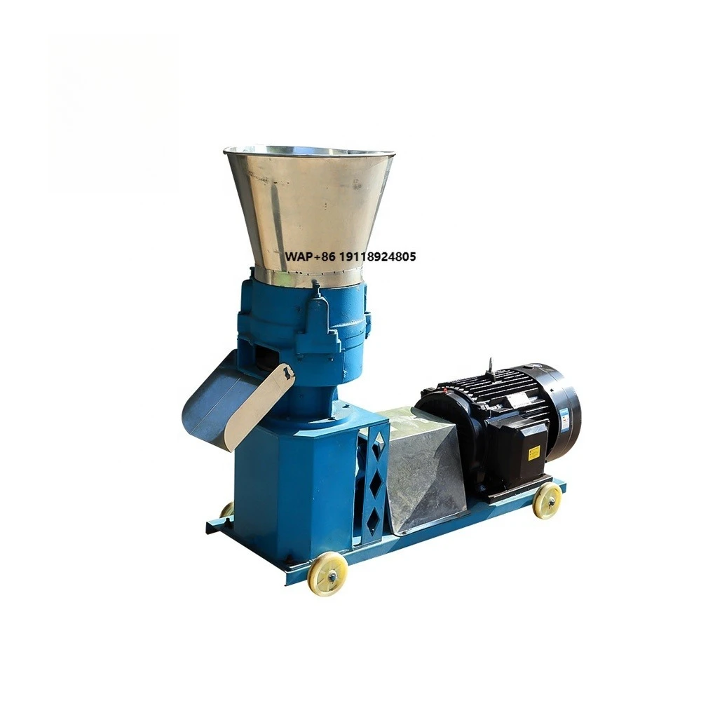 Tractor Pet Flakes Pelletizing Pig Bird Dog Food Pellets Machine Shrimp Feed Alfalfa Pellets for Cattle Machine
