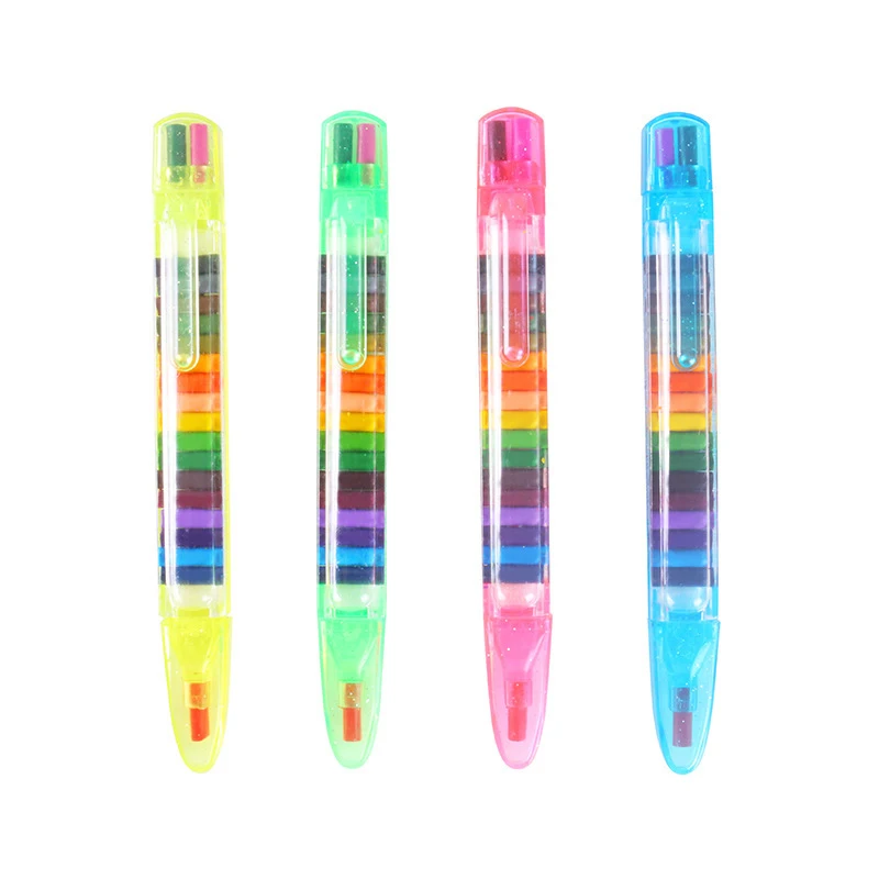 Kit 4pcs 20 Colors Crayon Pen for Children Painting