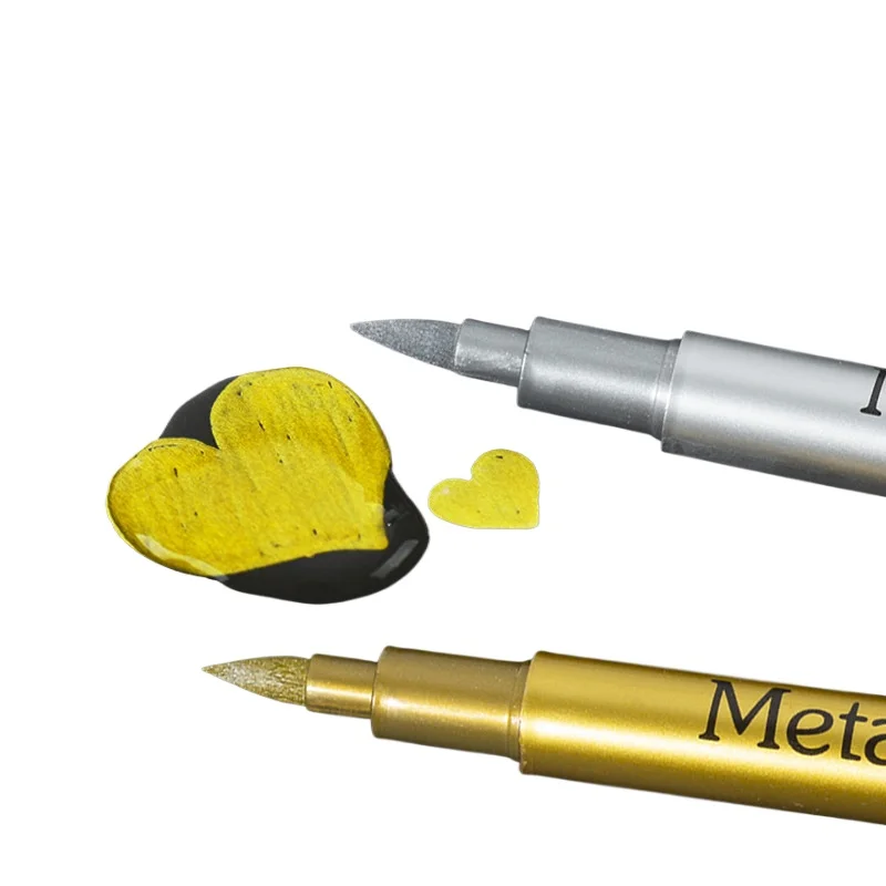 1pc Colors Metallic Waterproof Permanent Marker Pens for DIY Epoxy Resin Mold Drawing Supplies Craft Graffiti Marker Pen