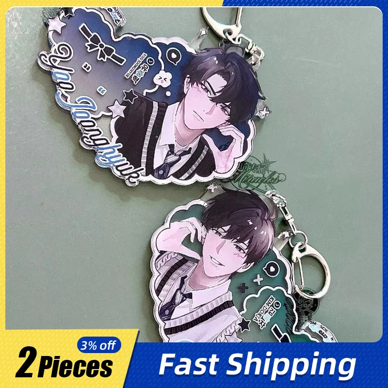 5cm/1.97in Omniscient Reader’s Viewpoint Acrylic Anime Accessories Jin Duzi Peripherals Backpack Collectible Holiday Gift Crafts