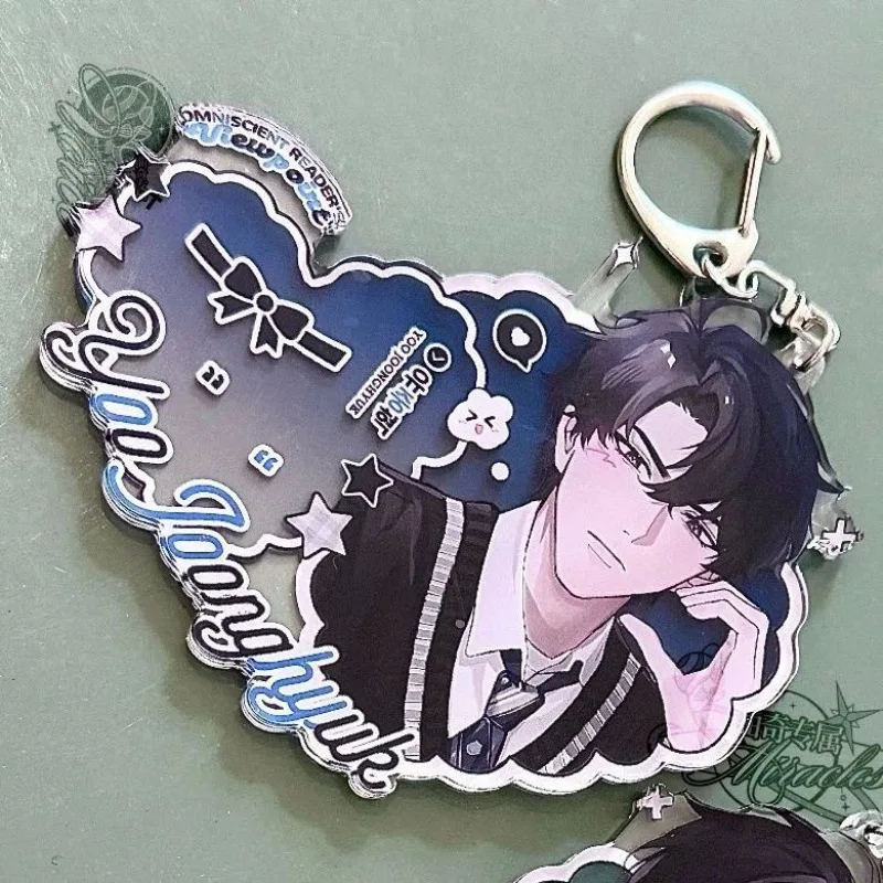 5cm/1.97in Omniscient Reader’s Viewpoint Acrylic Anime Accessories Jin Duzi Peripherals Backpack Collectible Holiday Gift Crafts
