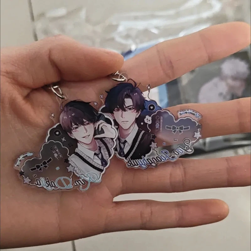 5cm/1.97in Omniscient Reader’s Viewpoint Acrylic Anime Accessories Jin Duzi Peripherals Backpack Collectible Holiday Gift Crafts