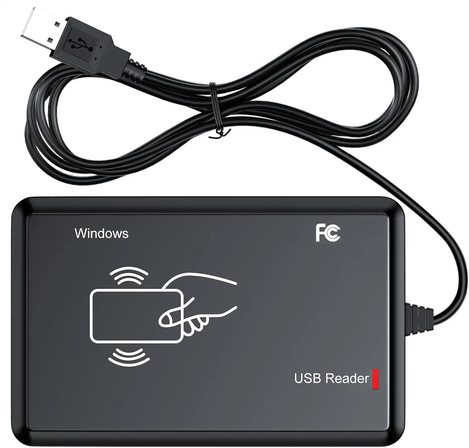 Smart RFID Card Reader 125KHz 13.56MHz ID IC Dual Frequency Access Control Encrypted Programmer Reader With USB Interface