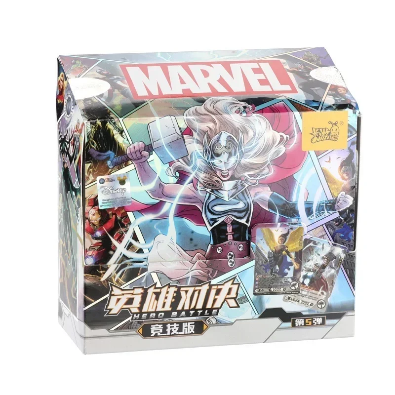 KAYOU Marvel Hero Duel Competitive Edition Cards Featuring Core Characters Like Thor Spider Man Collectible Anime Inspired Card