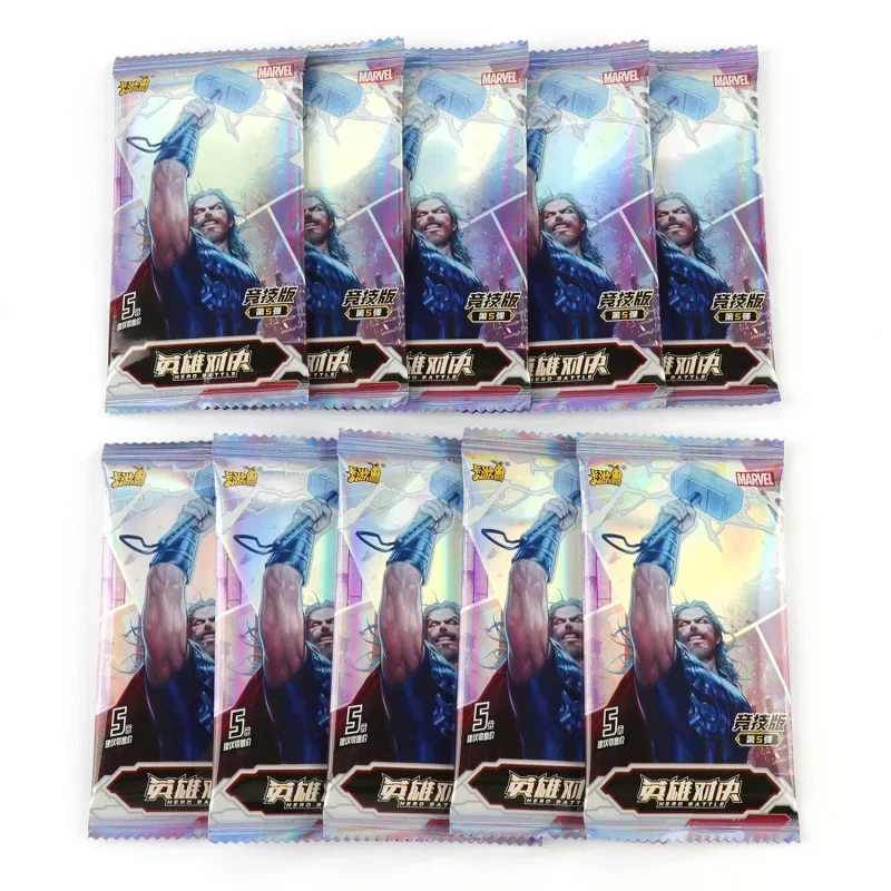 KAYOU Marvel Hero Duel Competitive Edition Cards Featuring Core Characters Like Thor Spider Man Collectible Anime Inspired Card