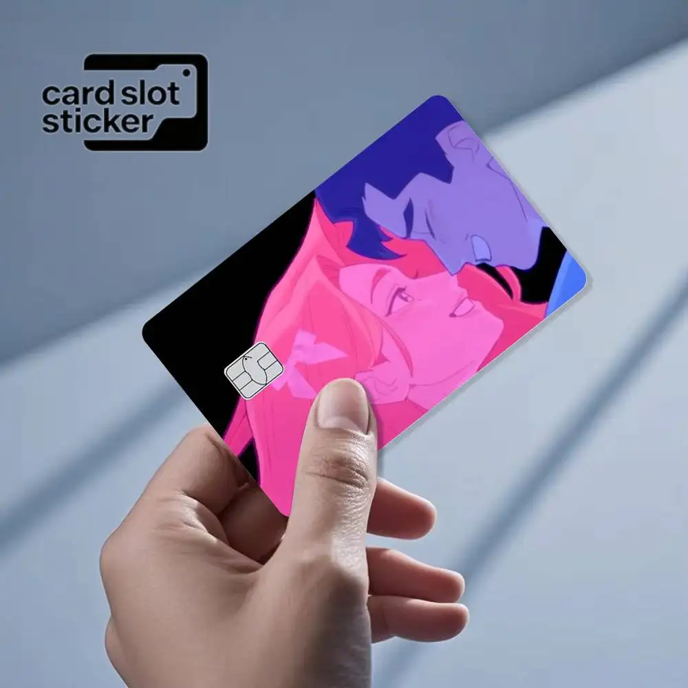 S-Super H-Hero Invincible  Credit Card HD Stickers Game Card Decal Small Chip Waterproof Sticker Gift