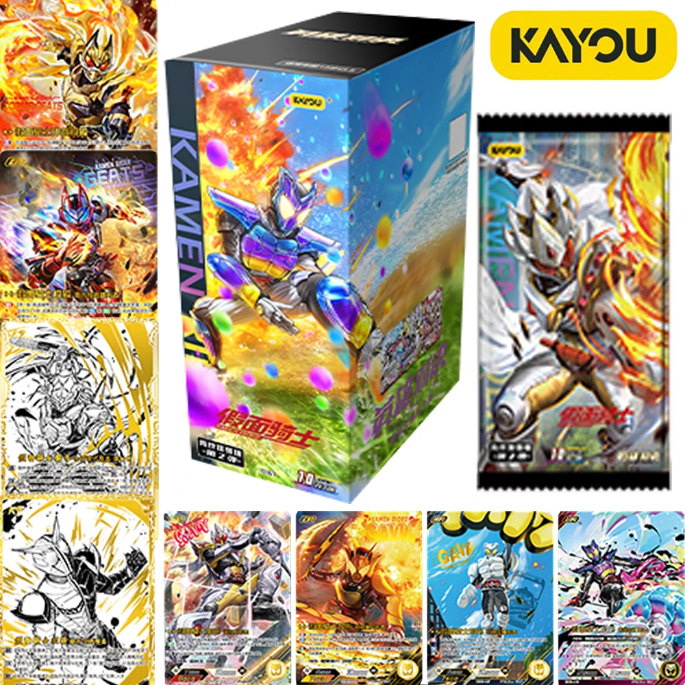 Original Kayou Kamen Rider Collection Cards Hero Battle Series Competitive Enhanced Edition Figures Collection Cards Fans Gifts