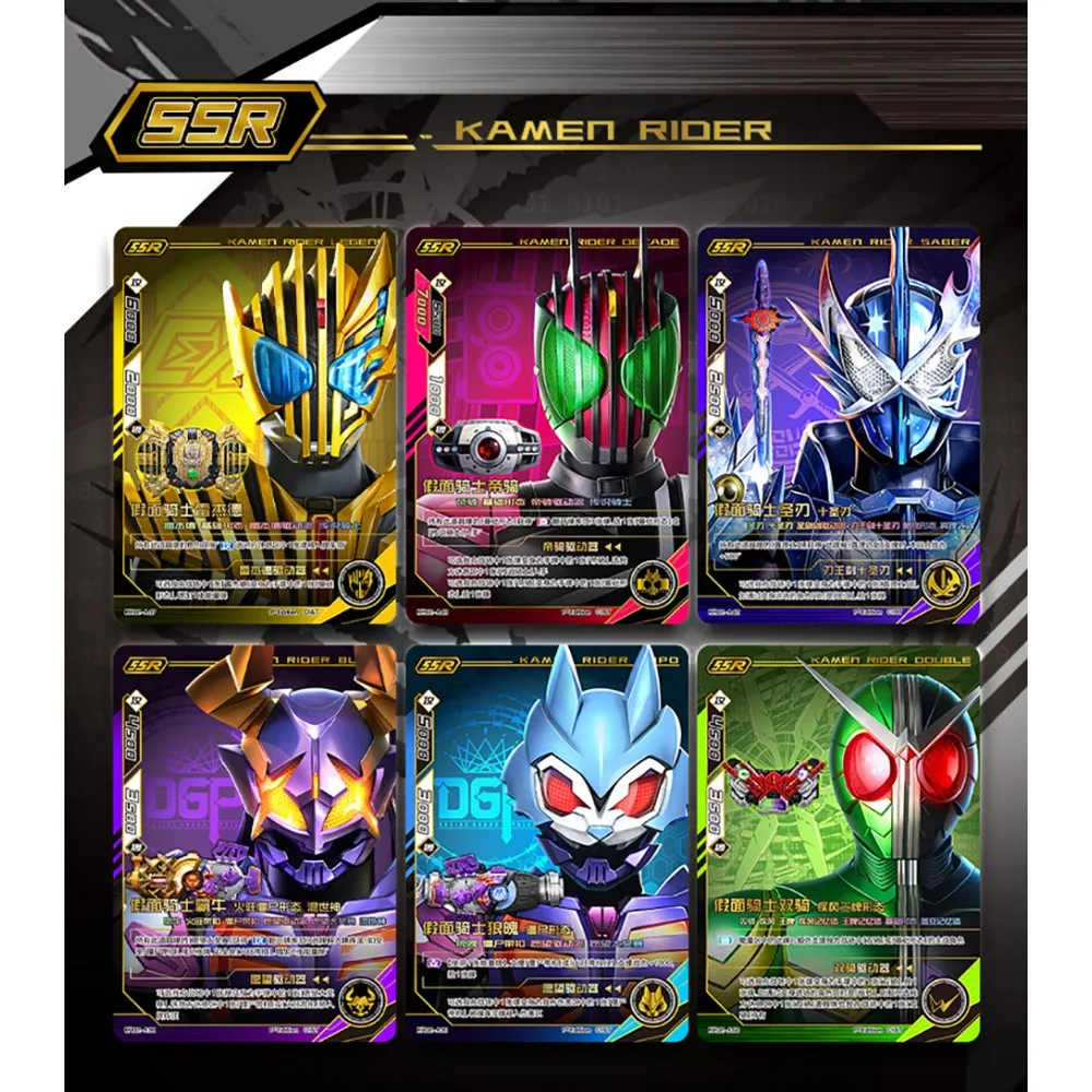 Original Kayou Kamen Rider Collection Cards Hero Battle Series Competitive Enhanced Edition Figures Collection Cards Fans Gifts