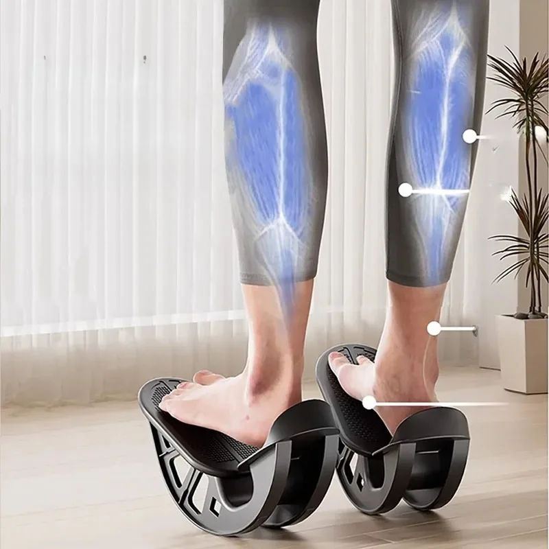 Stretching Board  Inclined Pedal Achilles Tendon Stretcher Home Yoga Fitness Standing Balance  Wheel Slimming Tool