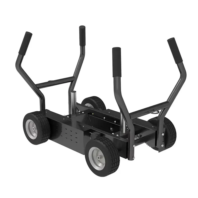 Gym Home Fitness Strength Training New Steel Power Tank Sled Push Workout Gym Machines Prowler Weight Sled With Wheels