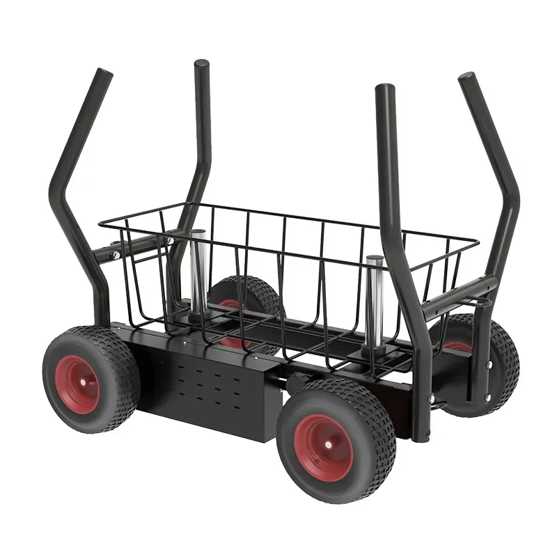 Gym Home Fitness Strength Training New Steel Power Tank Sled Push Workout Gym Machines Prowler Weight Sled With Wheels