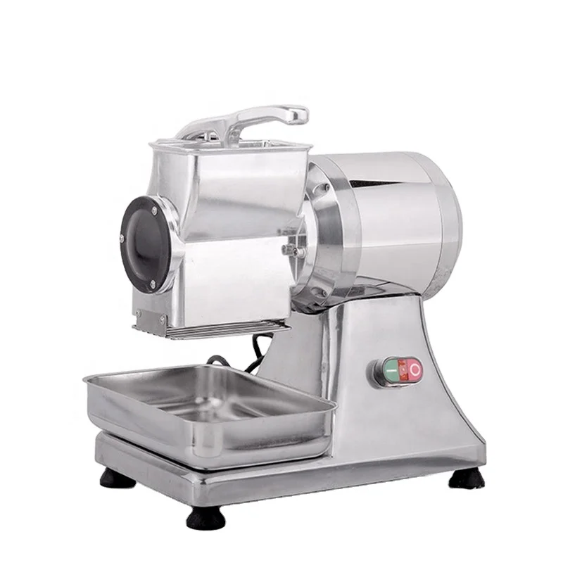 Stainless steel single-head cheese grater, high-performance commercial electric rotary cheese grating processing equipment
