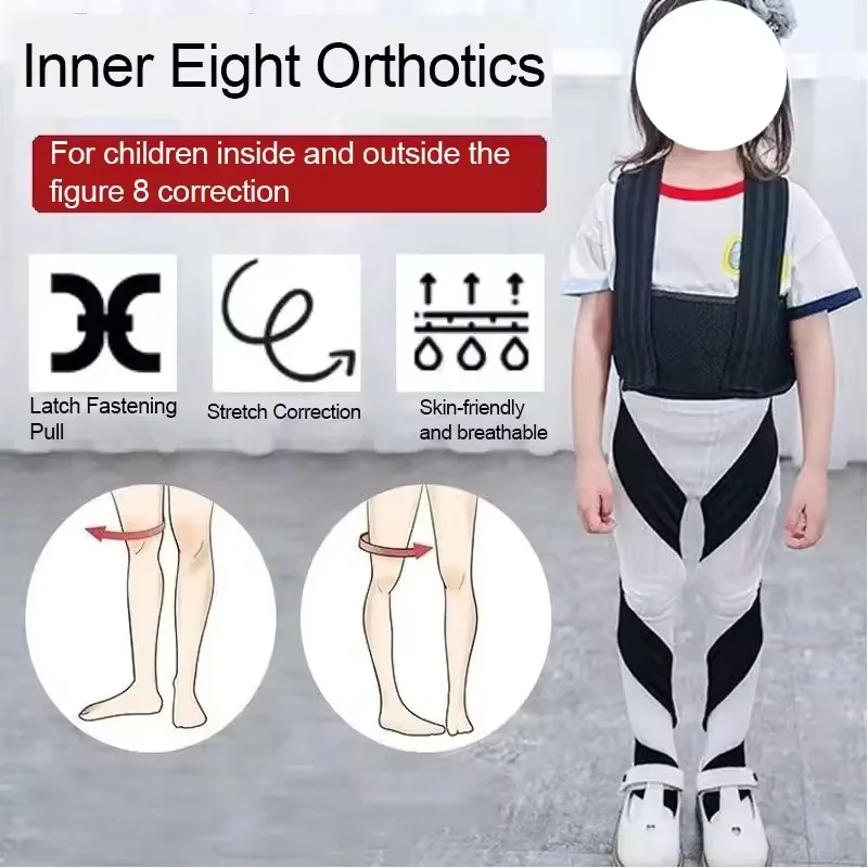 Children O/X Leg Shape Correction Belt-Adjustable Bowed Knee Valgum Straightening Posture Corrector for Men Women