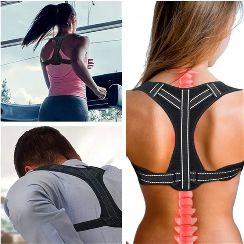 Adjustable Breathable Posture Corrector for Men And Women Upper Back Brace Clavicle Support Straightener