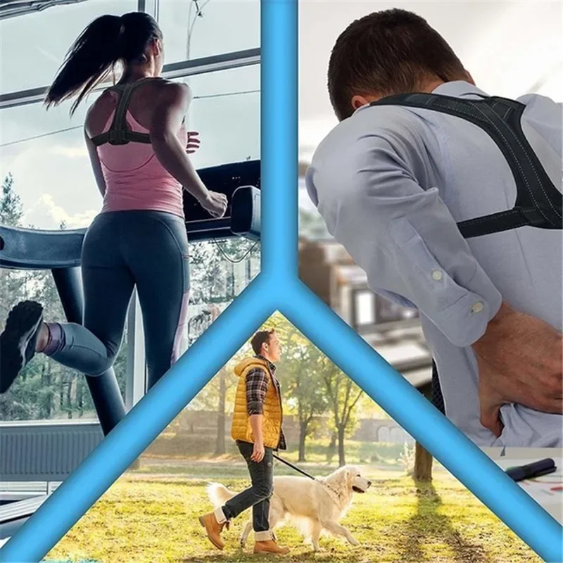 Adjustable Breathable Posture Corrector for Men And Women Upper Back Brace Clavicle Support Straightener