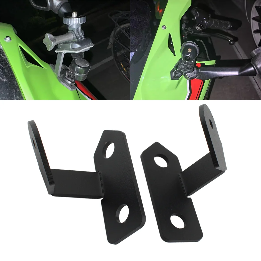 ZX 4R 4RR Motorcycle Dash Cam DVR Data Recorder Holder Action Camera Bracket For Kawasaki ZX4RR ZX4R 2023-2026 ZX25R 2021-2024