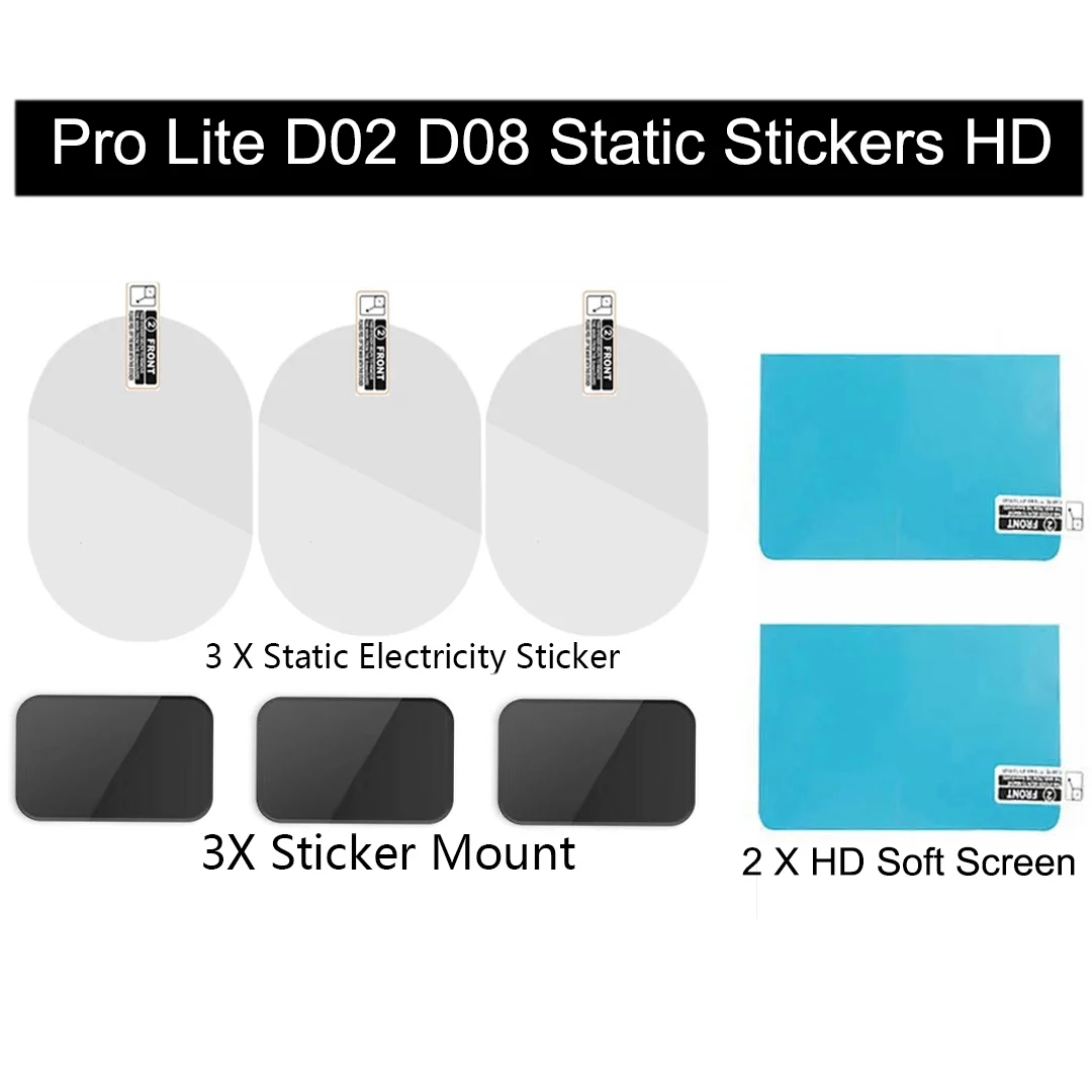 For 70mai Pro Dash Cam Smart Car DVR Film and Static Stickers, Suitable for 70mai Pro Car DVR film holder 3pcs