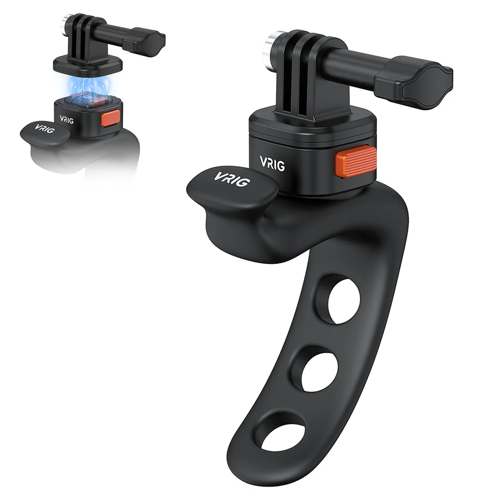 VRIG Action Camera Adjustable Silicone Mount Mini Magnetic Bracket for Action6/5pro/4/GOPRO13/ Acepro2 Cycling Fixed Bracket