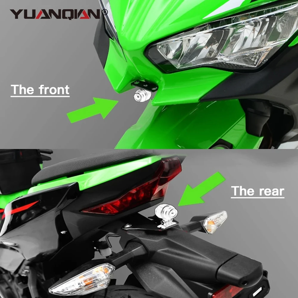 2024 2025 For Kawasaki NINJA500 NINJA400 2018~2023 Ninja 650 400 500 2022 Front Rear DVR Data Logger Navigation Bracket Holder