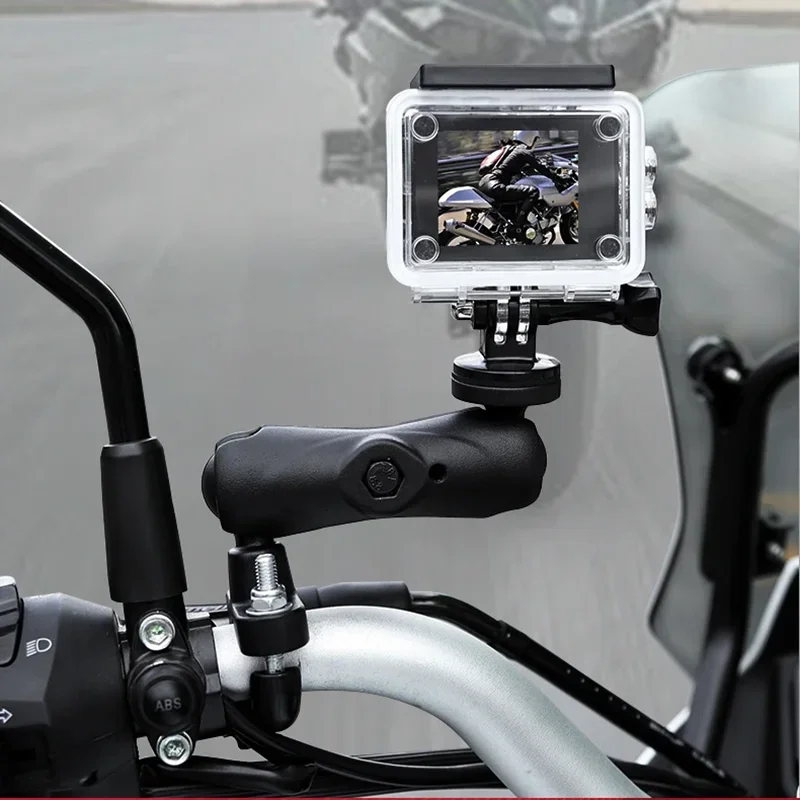 Motorcycle Driving Video Recorder Mounting Bracket For GOPRO CONTAUR CARD / MICRO / SLR Camera Adjustable 360 ° DVR Accessories