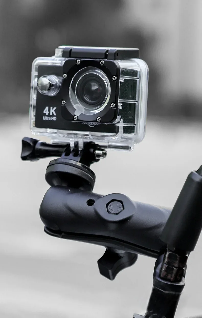Motorcycle Driving Video Recorder Mounting Bracket For GOPRO CONTAUR CARD / MICRO / SLR Camera Adjustable 360 ° DVR Accessories