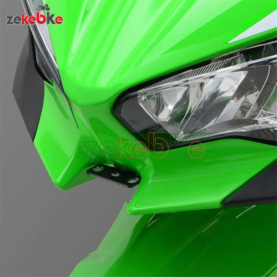 Navigation Bracket Front/Rear DVR Data Logger Bracket Motorcycle Accessories for Kawasaki Ninja500 Ninja 500 Ninja 400 2024