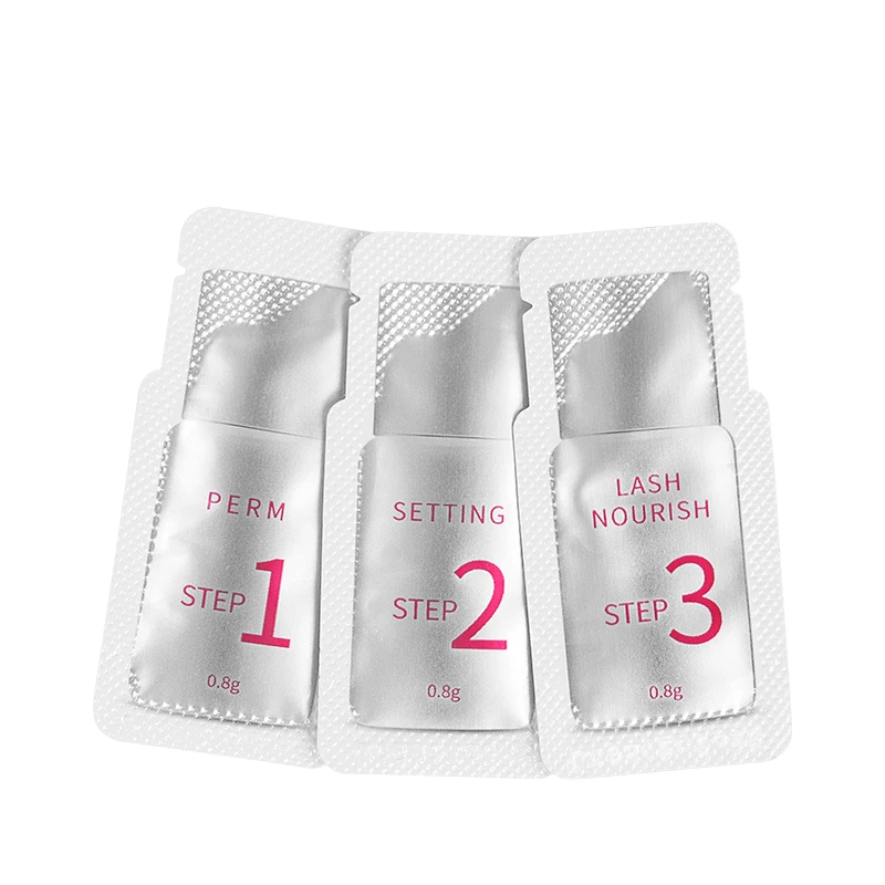 10 Pieces/Lot Calia Nutrition Lash Lift Eyelash Perm Set #1 #2 #3 Sachet Convenience Use Lotion for Professional Salon